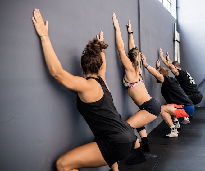 Functional Training an der Wand